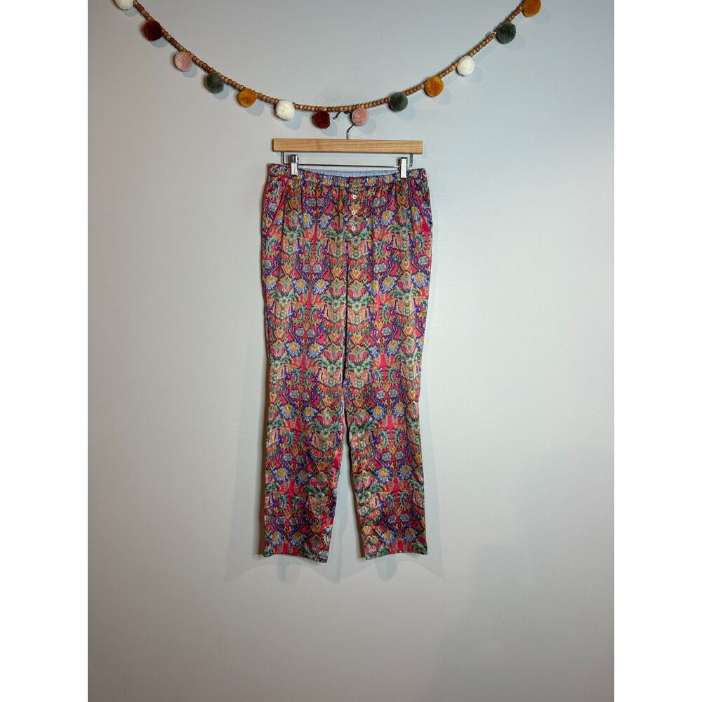 Anthropologie colorful patterned pajama pants